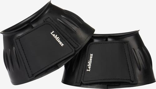 Show full view: LeMieux Rubber Bell Horse Boots, Black, Small, 2 count slide 2 of 5