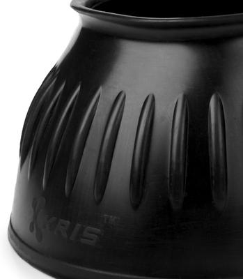 Show full view: LeMieux Rubber Bell Horse Boots, Black, Small, 2 count slide 4 of 5