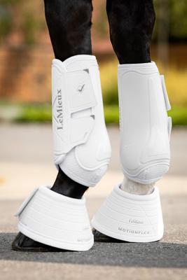 Show full view: LeMieux Motionflex Dressage Horse Boot, White, Large slide 9 of 10
