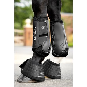 LeMieux Motionflex Over Reach Horse Boot, Black, Large