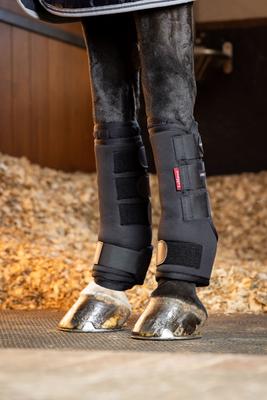 Show full view: LeMieux Horse Stable Boots, Black, X-Large, 2 count slide 4 of 6