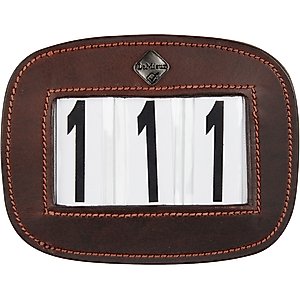 LeMieux Horse Saddle Number Holder, Brown