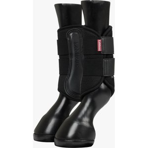 LeMieux Mesh Brushing Horse Boot, Black, Medium, 2 count