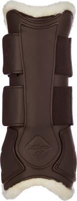 Show full view: LeMieux Capella Comfort Tendon Horse Boots, Brown, Size 3, 2 count slide 5 of 9