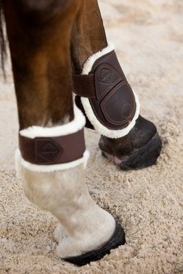 Show full view: LeMieux Capella Comfort Fetlock Horse Boots, Brown, Size 2, 2 count slide 6 of 6