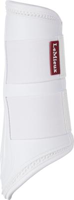 Show full view: LeMieux ProShell Brushing Horse Boots, White, Medium, 2 count slide 3 of 9