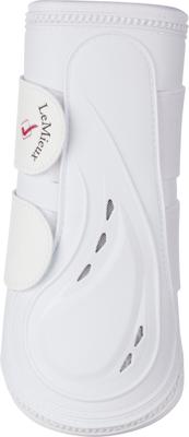 Show full view: LeMieux ProShell Brushing Horse Boots, White, Medium, 2 count slide 5 of 9