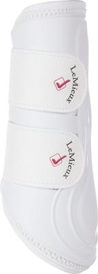 Show full view: LeMieux ProShell Brushing Horse Boots, White, Medium, 2 count slide 2 of 9