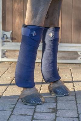 Show full view: LeMieux Horse Stable Bandages, Navy, 2 count slide 2 of 3