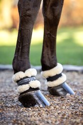 LeMieux Fleece Pastern Horse Wrap, Black, 2 count slide 2 of 3