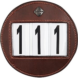 LeMieux Horse Bridle Number Holder, Brown