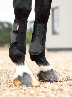 Show full view: LeMieux Mesh Brushing Horse Boot, Black, Small, 2 count slide 5 of 6