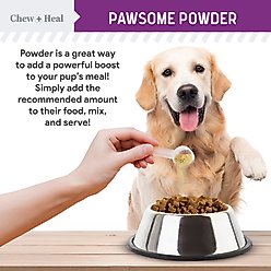 Chew + Heal Stop The Scoot Anal Glands Powder Supplement for Dogs, 5.4-oz jar slide 2 of 8