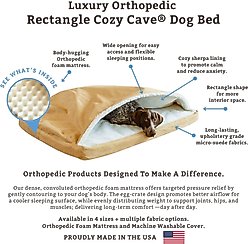 Snoozer Pet Products Orthopedic Microsuede Cozy Cave Dog Bed, Buckskin, X-Large slide 2 of 5