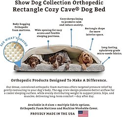 Snoozer Pet Products Forgiveness Microsuede Cozy Cave Covered Dog Bed with Removable Cover, Merlin Pewter, Medium slide 2 of 6