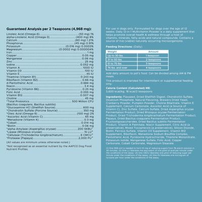 Show full view: Chew + Heal Daily 12-in-1 Multivitamin, Multifunctional Wellness Powder Supplement for Dogs, 5.4-oz jar slide 7 of 11