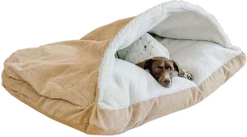 Show full view: Snoozer Pet Products Orthopedic Microsuede Cozy Cave Dog Bed, Marmot Sand, Small slide 4 of 6