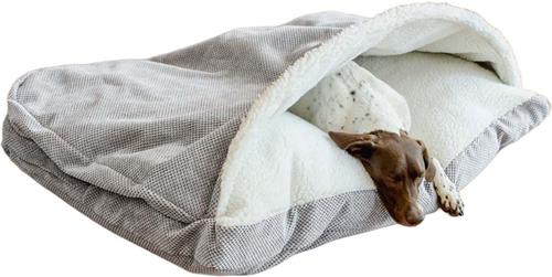 Show full view: Snoozer Pet Products Microsuede Cozy Cave Dog Bed, Marmot Storm, X-Large slide 3 of 4