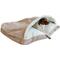 Show in main carousel: Snoozer Pet Products Microsuede Cozy Cave Dog Bed, Marmot Taupe, Medium slide 2 of 5
