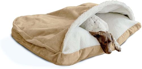 Show full view: Snoozer Pet Products Microsuede Cozy Cave Dog Bed, Marmot Sand, Small slide 5 of 5