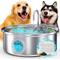 Show in main carousel: OneIsAll PWF-002-B Stainless Steel Dog Water Fountain, 1.8-gal slide 1 of 13