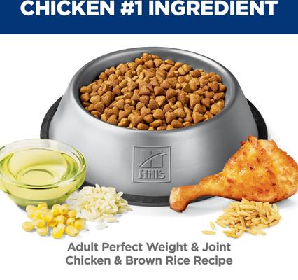 Hill's Science Diet Perfect Weight & Joint Support Chicken Flavored Adult Dry Dog Food