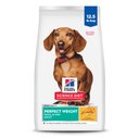 Hill's Science Diet Adult Perfect Weight Management Small Breed & Mini Breed Chicken Recipe Dry Dog Food, 12.5-lb bag