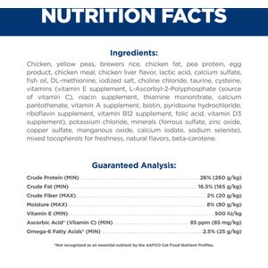 Hill's Science Diet Adult 1-6 Chicken Rice Recipe No Corn, Wheat or Soy Dry Cat Food, 7-lb bag