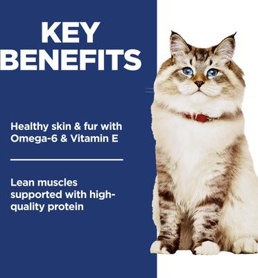 Show full view: Hill's Science Diet Adult 1-6 Chicken Rice Recipe No Corn, Wheat or Soy Dry Cat Food, 7-lb bag slide 4 of 11