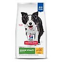 Hill's Science Diet Adult 7+ Senior Vitality Chicken Recipe Dry Dog Food, 21.5-lb bag