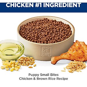 Hill's Science Diet Puppy Small Bites Chicken & Brown Rice Recipe Dry Dog Food, 12.5-lb bag