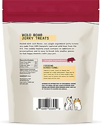 Bark and Whiskers Boar Jerky Dog & Cat Treats, 4-oz bag slide 2 of 2