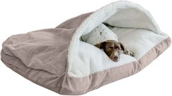 Snoozer Pet Products Microsuede Cozy Cave Dog Bed, Marmot Taupe, Small slide 2 of 5