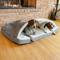 Show in main carousel: Snoozer Pet Products Poly Cotton Orthopedic Cozy Cave Dog Bed, Heather Gray, X-Large slide 1 of 7