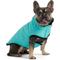 Show in main carousel: GF Pet Reversible Chalet Dog Jacket, Black/Aqua, Medium slide 4 of 12