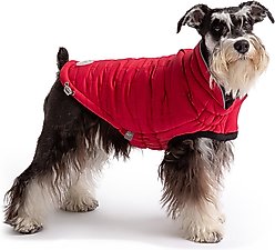 GF Pet Reversible Chalet Dog Jacket, Red, Medium