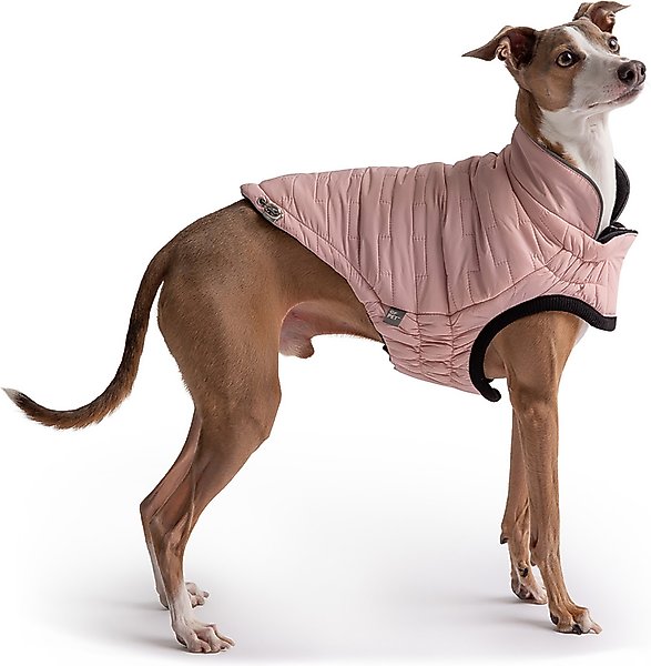 Show full view: GF Pet Reversible Chalet Dog Jacket, Pink, Medium slide 1 of 7
