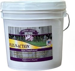 Farrier's Magic Flex-N-Action Joint Hay Flavor Pellets Horse Supplement, 11-lb tub