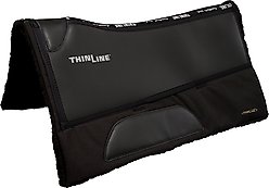 ThinLine Contour Western Ranch Saddle Pad, Black, 30 x 30-in slide 2 of 2