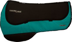 ThinLine Contour Western Ranch Round Skirt Saddle Pad, Turquoise