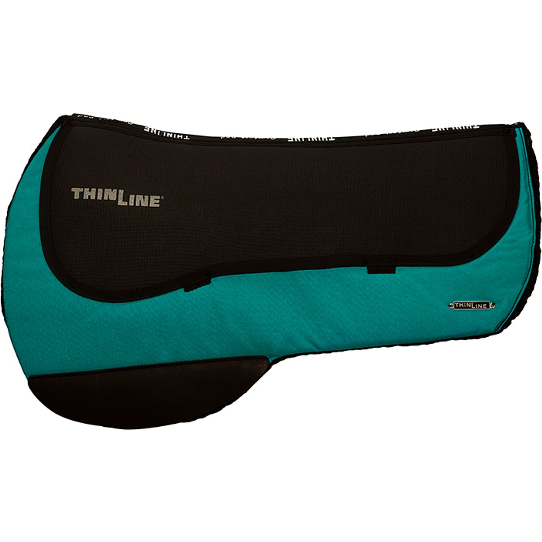 ThinLine Contour Western Ranch Round Skirt Saddle Pad, Turquoise
