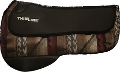 ThinLine Contour Western Ranch Round Skirt Saddle Pad, Birch Pattern