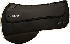ThinLine Wax Tough Rider Round Skirt Saddle Pad, Black