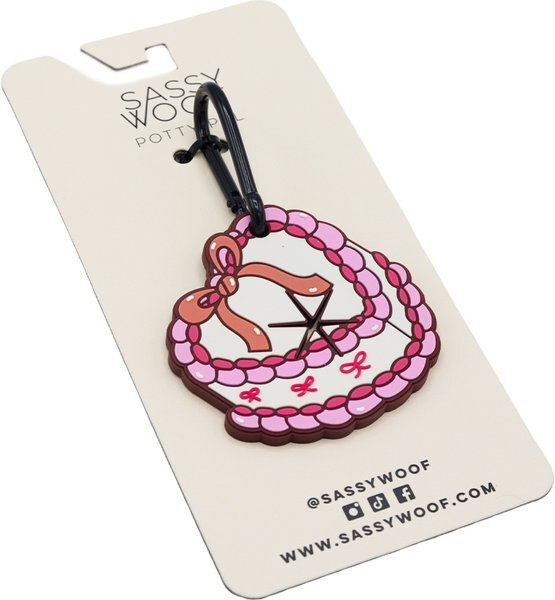 Sassy Woof Potty Pal Dog Poop Bag Holder, Seashell
