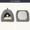 Show in main carousel: Bedsure 2 in 1 Cave Cat Bed, Grey, Medium slide 5 of 7