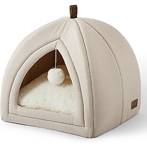 ZEZE Striped Furniture Style Sofa Cat Bed