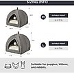 Show in main carousel: Bedsure 2 in 1 Cave Cat Bed, Grey, Medium slide 4 of 7