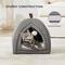 Show in main carousel: Bedsure 2 in 1 Cave Cat Bed, Grey, Medium slide 3 of 7