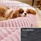 Show in main carousel: Bedsure Donut Bolster Dog Bed with Removable Cover, Pink, Large slide 3 of 9