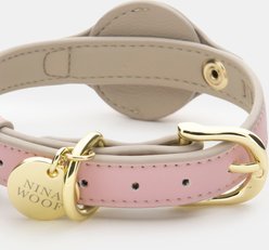 Nina Woof Cupertino Dog Collar, Pink, Small: 12 to 15-in neck, 0.79-in wide slide 2 of 9